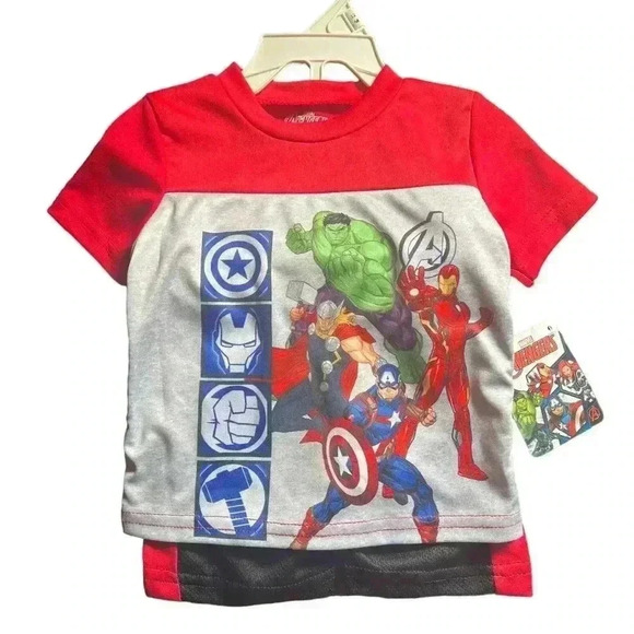Marvel Other - Marvel Avengers Boys 2-Piece Set SIZE 12 Months NWT